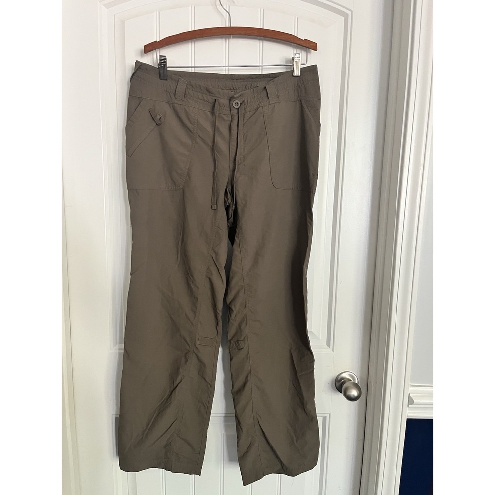 THE NORTH FACE Women's 12 Taupe Ripstop Camping Hiking Pants 789
